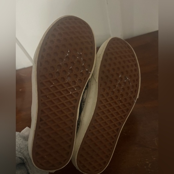 Vans Black and Pink Checkered Slip-On Shoes patch work floral size 7 - Picture 5 of 7